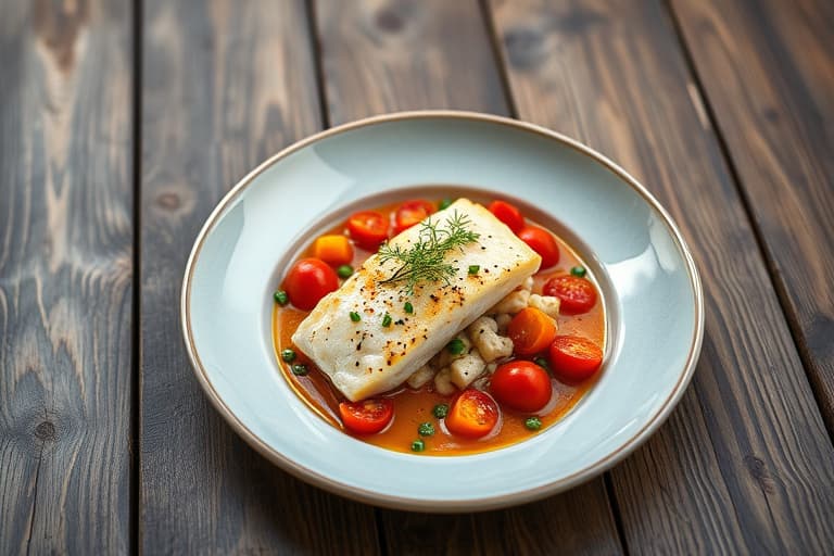 Saltfisk med tomater og kapers (Baccalà alla Vesuviana)