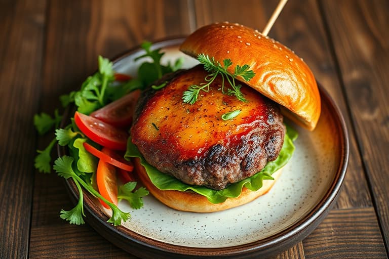 Krydrede kyllingburgere