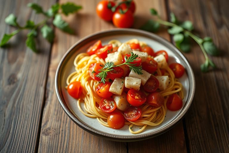 Spansk-inspirert tomatbrød med hvitløk og olivenolje