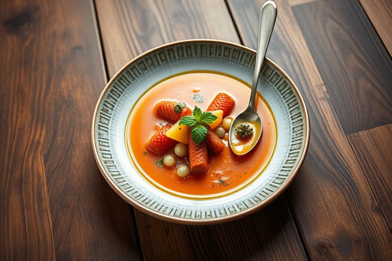 Biff-, sopp- og byggsuppe