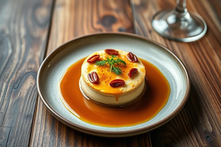 Krydret gresskar-souffléer med bourbon- og melassesaus