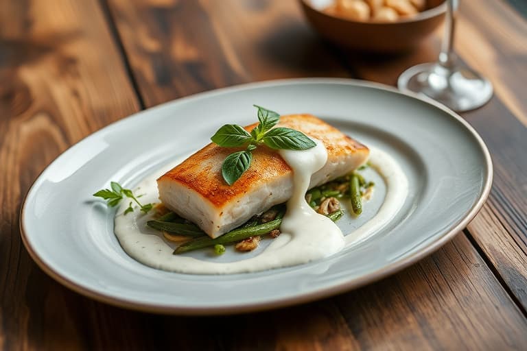 Grillet laks med basilikum-aioli