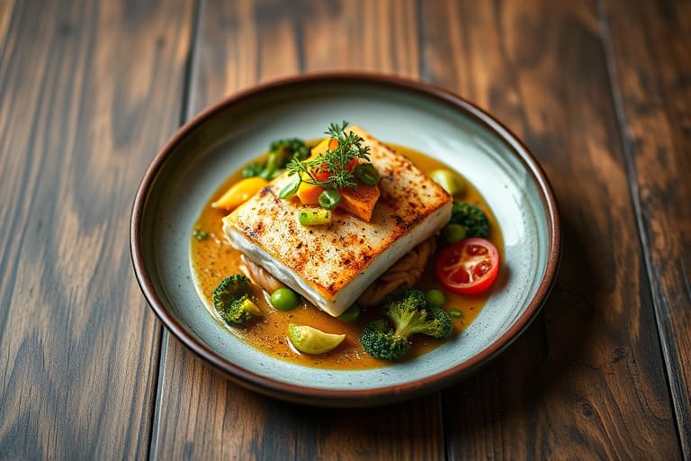 Gresk-inspirert mahi mahi