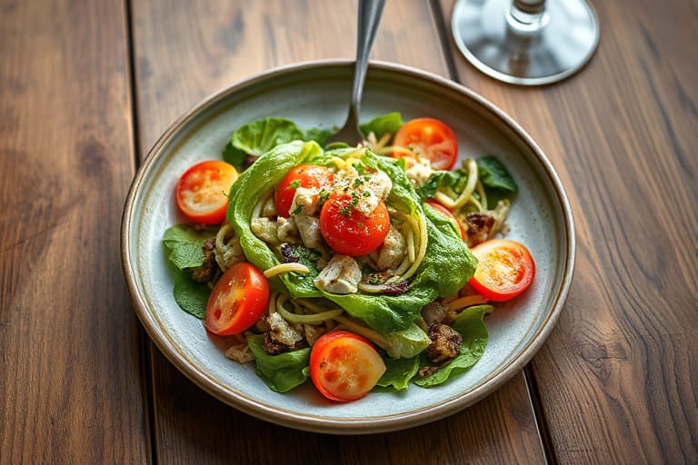 En enda større Caesar-salat