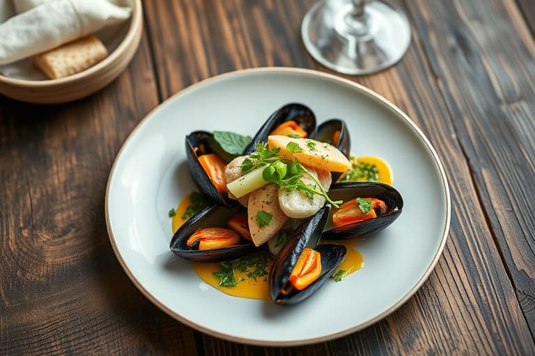 Muslinger med persille og hvitløk