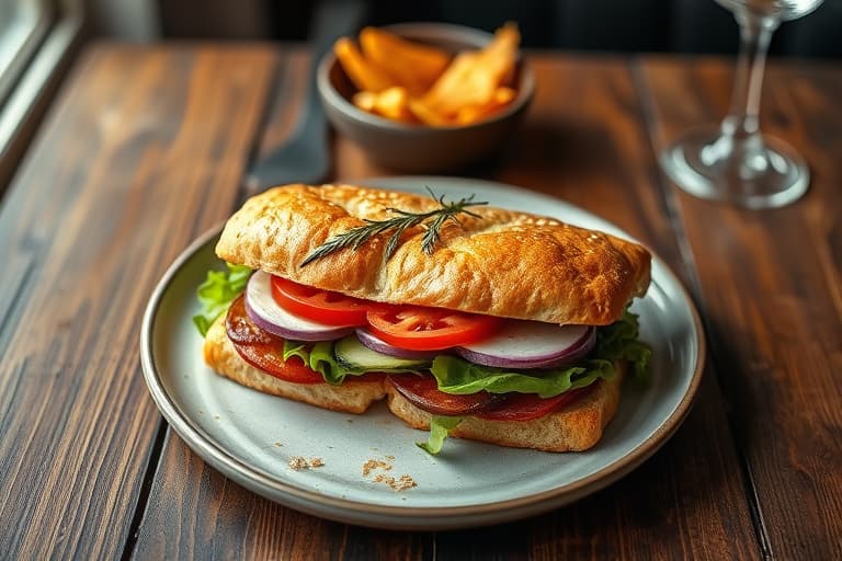 Franske dipp-sandwicher