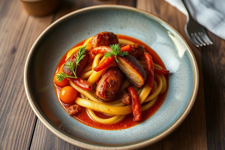 Ristet rødløkpesto med campfire-grillet paprika