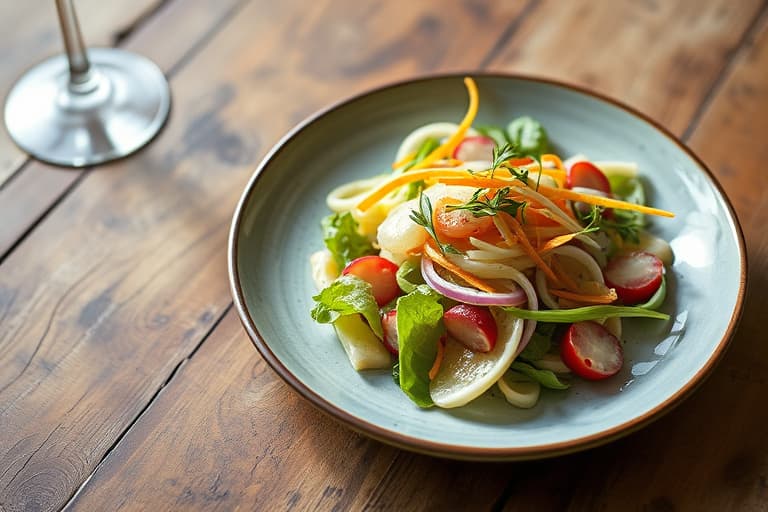 Kyllingsalat med sennep