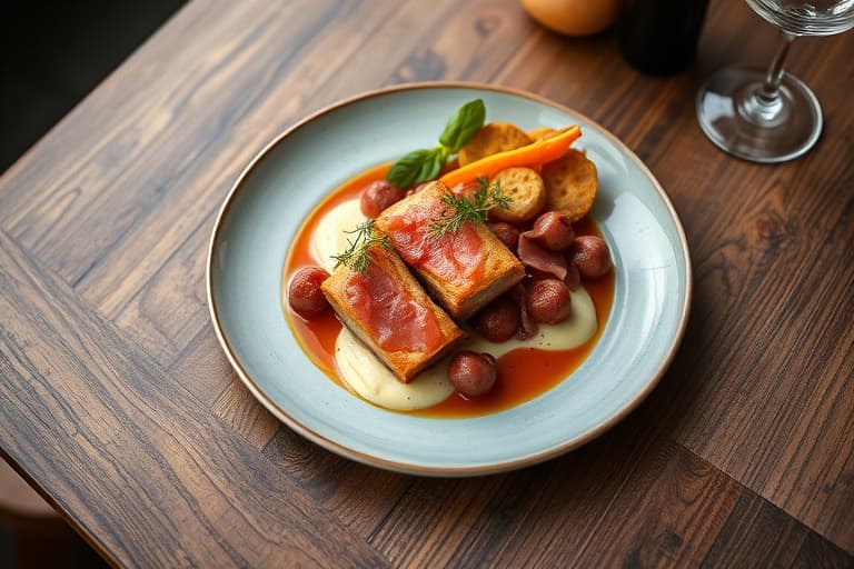 Fiken innbakt i prosciutto