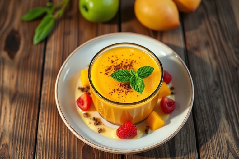 Appelsin mango-smoothie