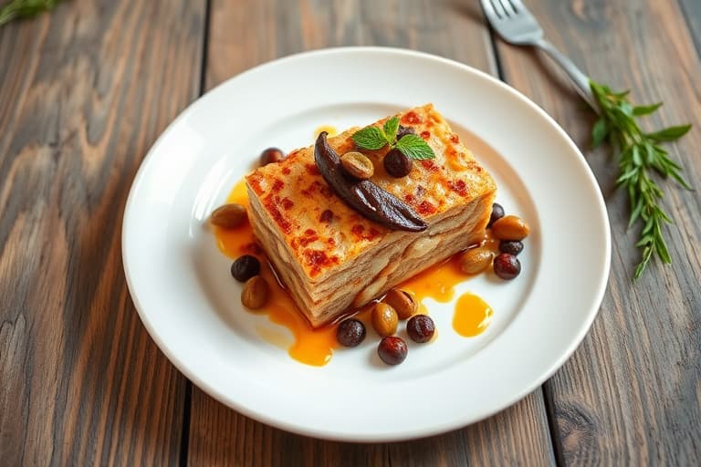 Epple- og tørkede kirsebær- og mandelkake