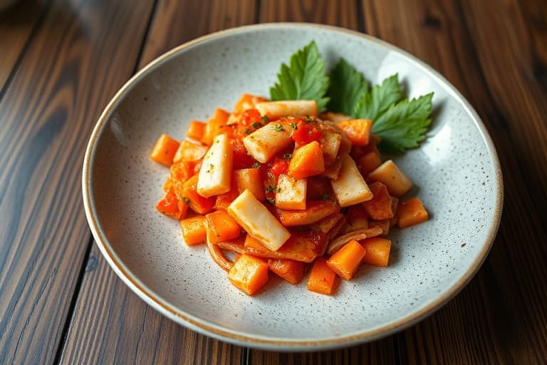 Kimchi-krabbespringruller