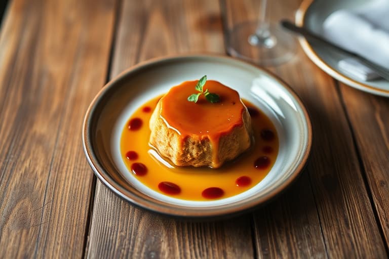 Tranebær-toffepudding