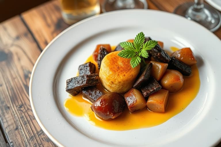 Lønnesirupglaserte frokostepleterter