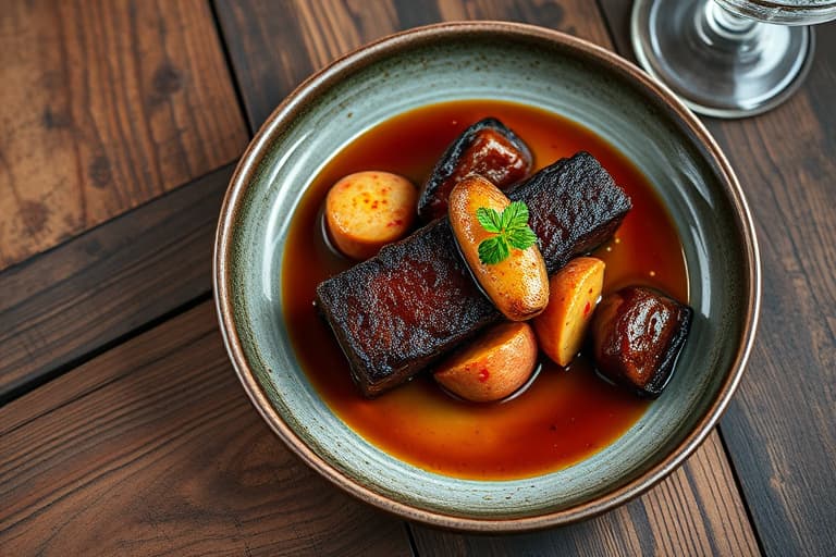 Reker med vannkastanjer og krydret soyadippsaus