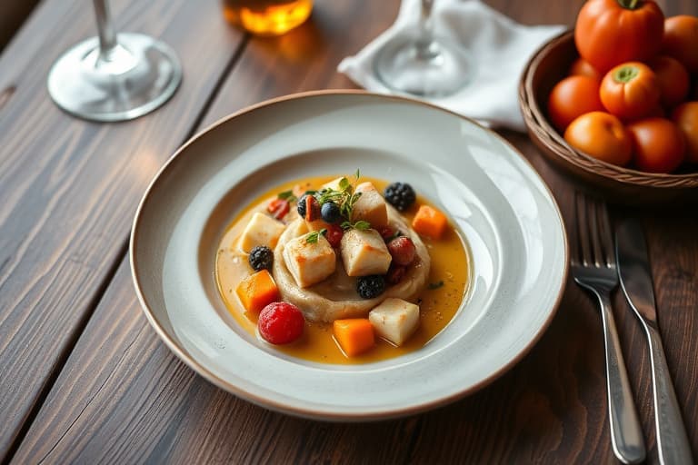 Mandelkrem- og fruktterter