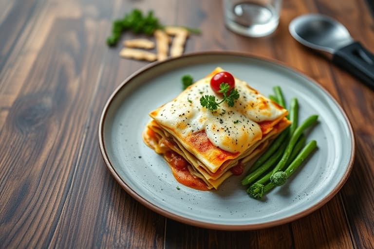 OpenFace Lasagne med moreller og asparges