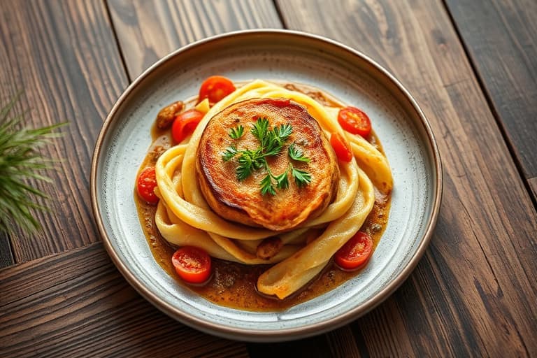 Ristet tomatsuppe med urtesnurrbrød