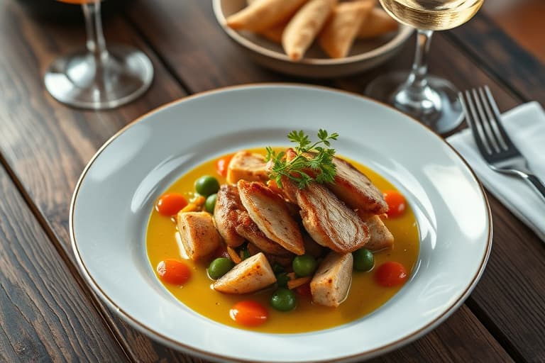 Hele fyldte artisjokker braisert i hvitvin