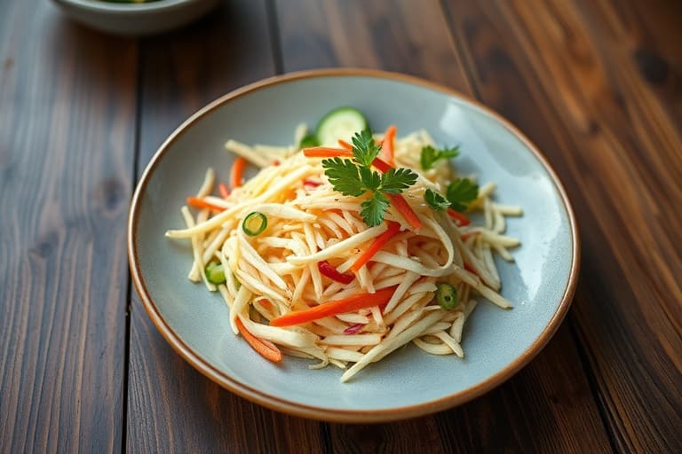 Jicama coleslaw