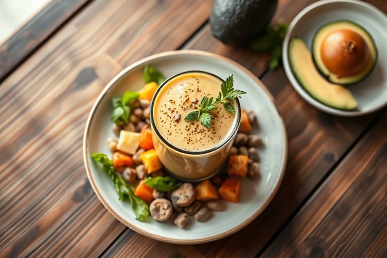 Eple- og avokadosmoothie