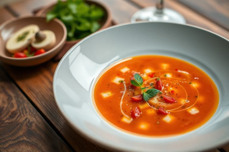 Dekonstruert gazpacho