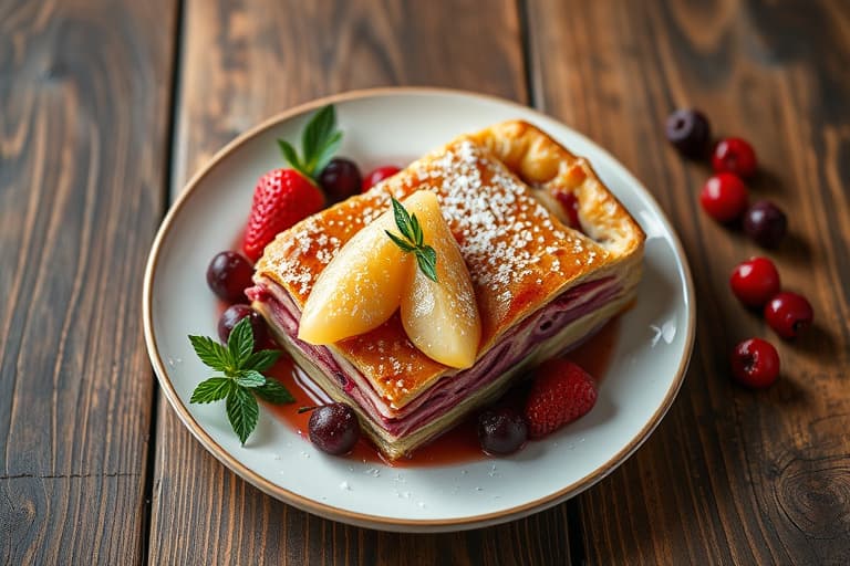 PearCranberry Strudel