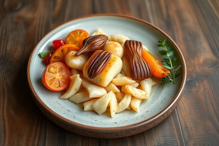 Kikerte- og hvitløkpureé