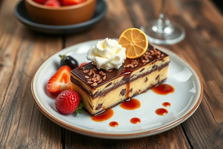 Varm sjokolade- og bringebærpuddingkake