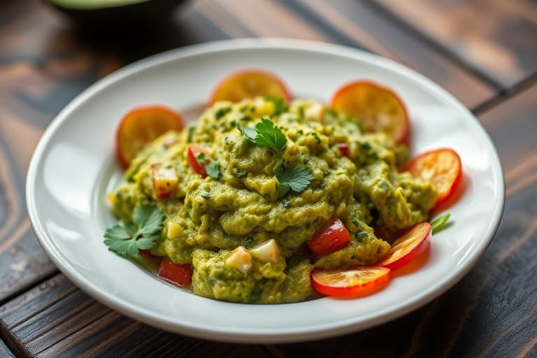 Hellige, hvitløkstunge guacamole