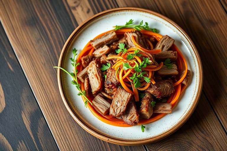 Langtidskokt pulled pork