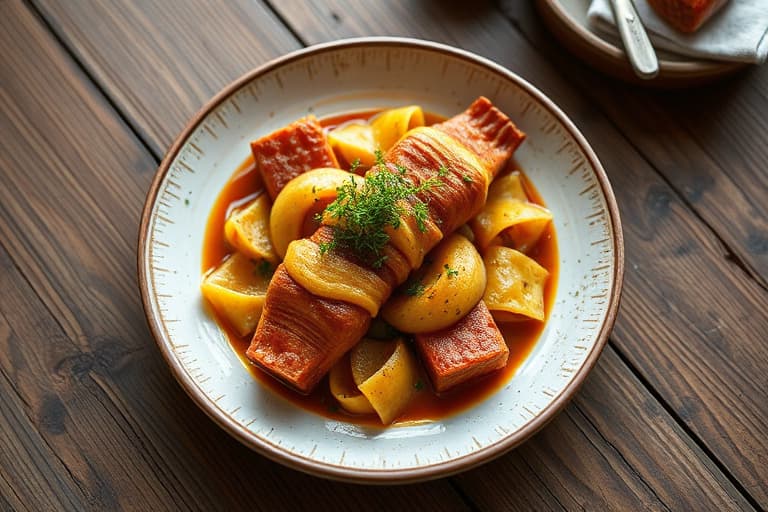 Karamellisert ovnsbakt kylling