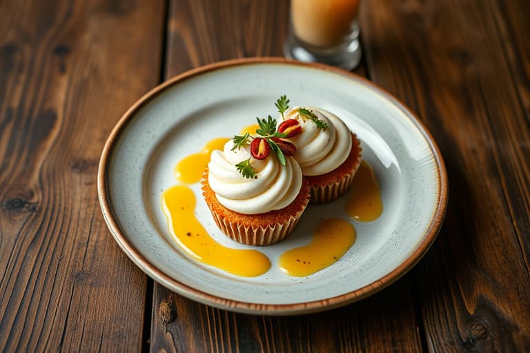 Gresskar-ingercupcakes