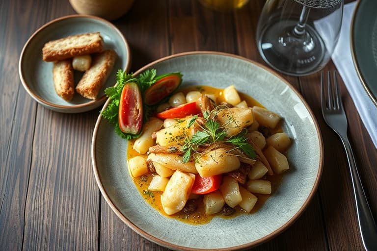 Søt og sennepskyllinggrateng