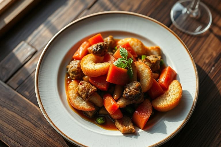 Langtidskokt sveitsisk biff