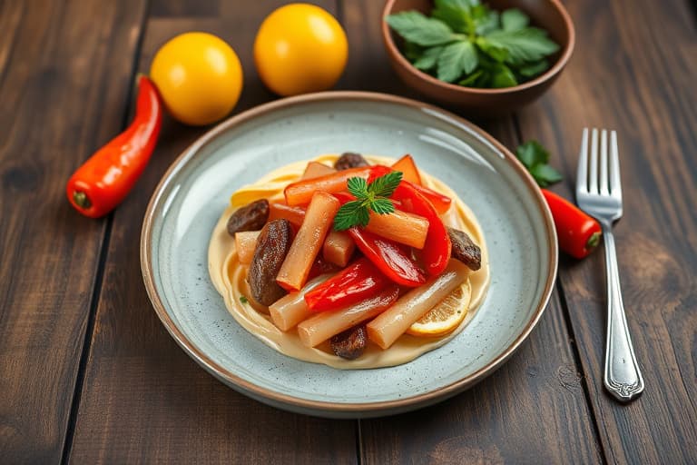 Sitron, pepperrot og nye poteter