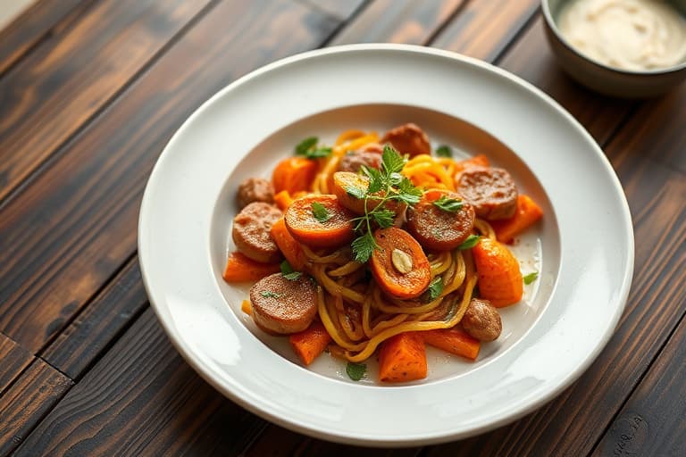 Paprikakylling med sopp