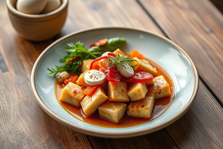 Løk og ovnsbakte søtpoteter