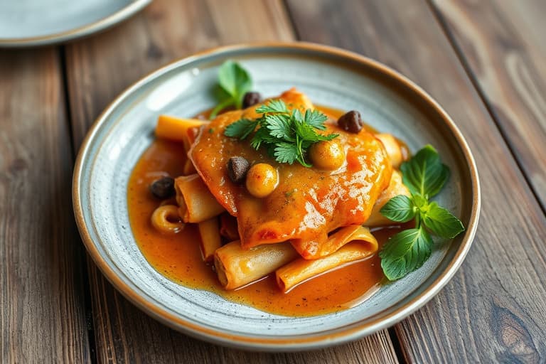 Kyllingchimichangas med grønn saus