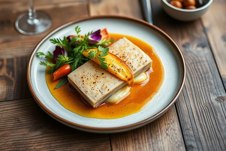 Langtidskokt kylling med sopp- og vinssaus