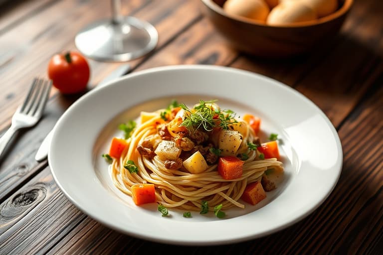 Potetsalat i restaurantstil