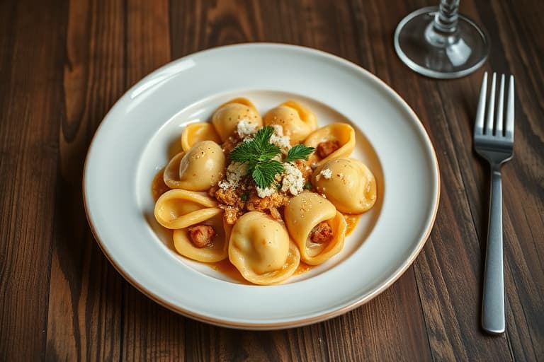 En enkel, ostete tortellini-grateng