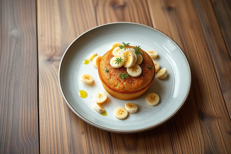 Banan- og fibermuffins