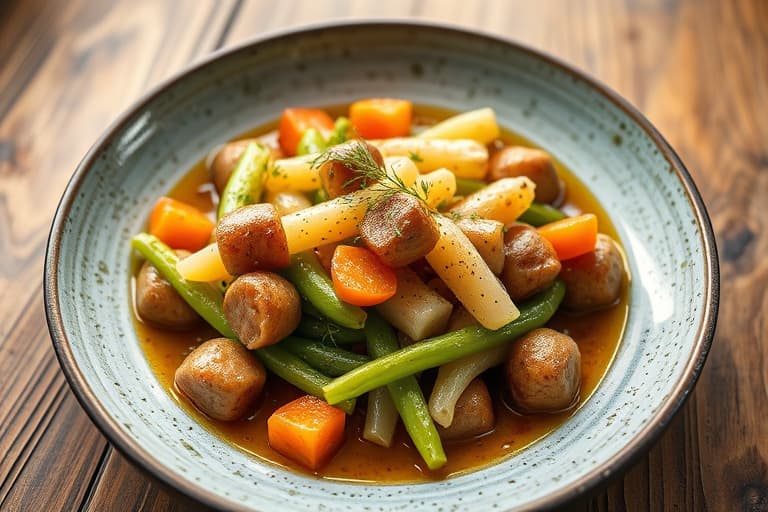 Hvitløk, dill og nye poteter