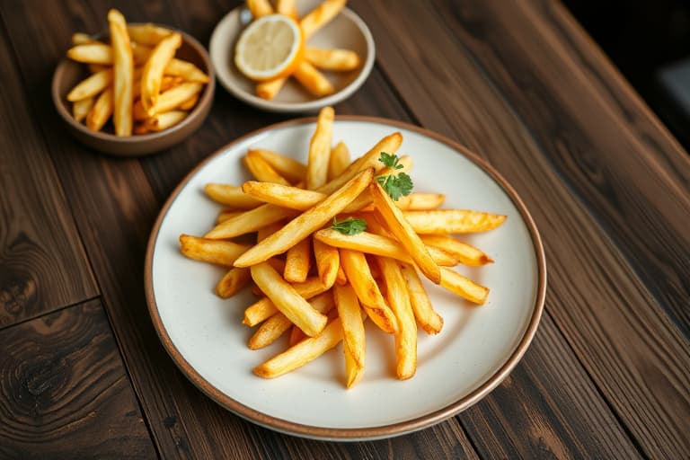 Beste ovnsbakte pommes frites