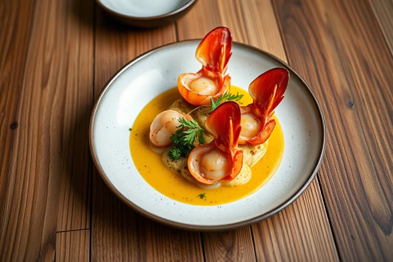 Stekte sjømatscallops