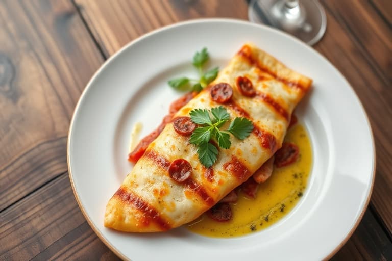 Utrolige spinatcalzone