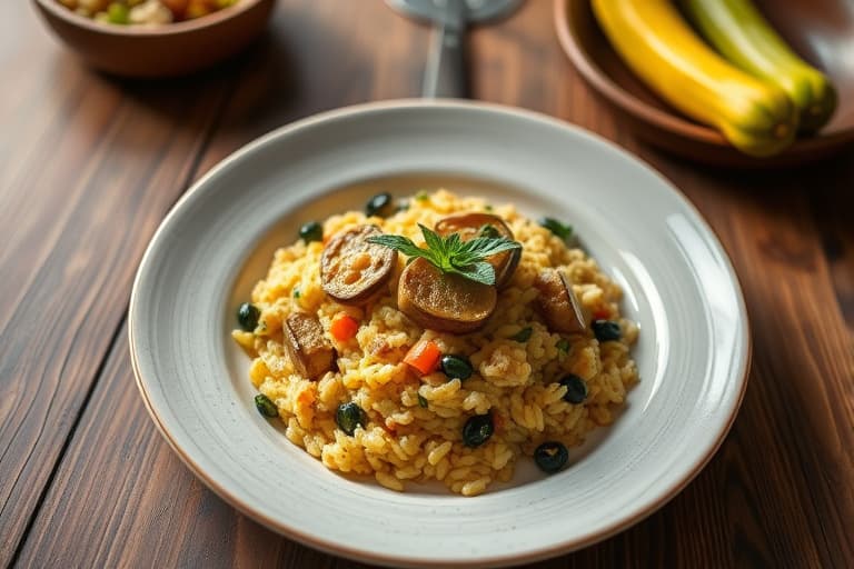 Zucchini-risotto