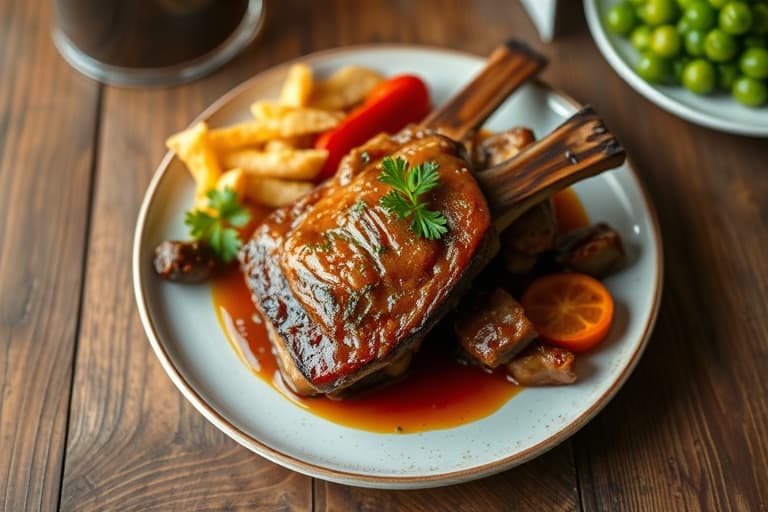 Langtidskokt country-style ribbe med lønnesirup