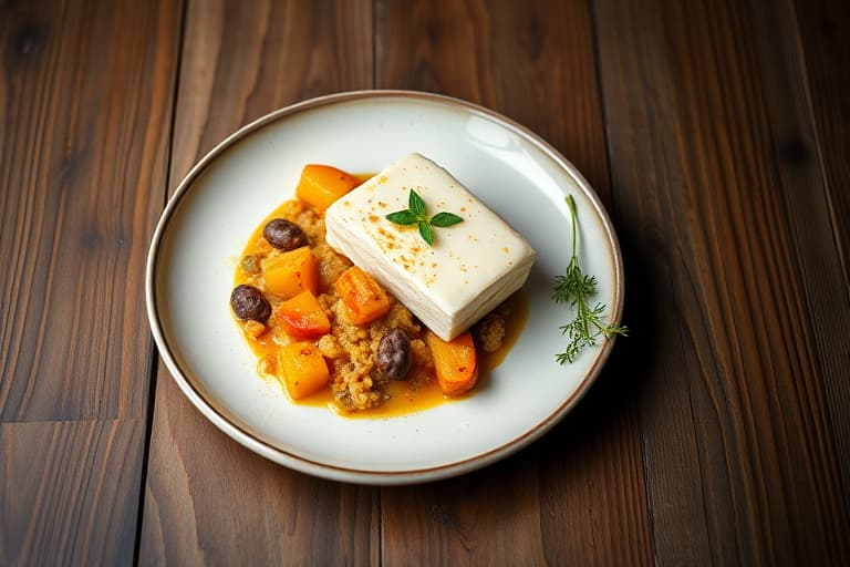 Cheeseteig med pølse og squashgrateng